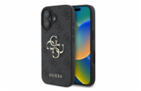 Guess PU 4G Metal Logo Zadní Kryt pro iPhone 16 Plus Grey Prémiový zadní kryt Guess PU 4G Metal Logo se vyznačuje elegantním, charakteristickým 4G vzorem, doplněným o logo GUESS. Kryt je vyrobený z l