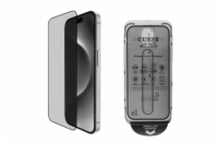 Guess Tvrzené Sklo 2.5D PRIVACY pro iPhone 16 Pro Black Guess Tvrzené Sklo 2.5D PRIVACY poskytuje Vašemu telefonu špičkovou ochranu proti škrábancům, prasklinám i nečistotám a zároveň chrání Vaše sou