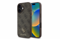Guess PU 4G Small Metal Logo MagSafe Zadní Kryt pro iPhone 16 Brown Prémiový zadní kryt Guess PU 4G Small Metal Logo Magafe se vyznačuje elegantním, charakteristickým 4G vzorem, doplněným o logo GUES