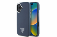 Guess PU Grained Triangle Logo Zadní Kryt pro iPhone 16 Blue Guess PU Grained Triangle Logo zadní kryt je dokonalý doplněk pro váš telefon i váš outfit, který kombinuje funkčnost a styl v jednom. Je 