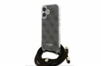Guess IML 4G Printed Crossbody Popruh Zadní Kryt pro iPhone 16 Brown S prémiovým krytem Guess IML 4G Printed získáte nejen elegantní ochranu pro váš telefon, ale také praktický crossbody popruh. S je