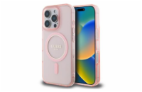 Guess IML Glitter Ring MagSafe Zadní Kryt pro iPhone 16 Pro Pink Guess IML Glitter Ring MagSafe zadní kryt na telefon je skvělým doplňkem pro všechny milovníky stylu a praktičnosti. Tento kryt je vyr