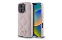 Guess PU Leather Quilted Zadní Kryt pro iPhone 16 Pro Pink Guess PU Leather Quilted zadní kryt je dokonalý doplněk pro váš telefon i váš outfit, který kombinuje funkčnost a styl v jednom. Je vyrobený