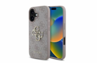 Guess PU 4G Metal Logo Zadní Kryt pro iPhone 16 Pink Prémiový zadní kryt Guess PU 4G Metal Logo se vyznačuje elegantním, charakteristickým 4G vzorem, doplněným o logo GUESS. Kryt je vyrobený z lehkéh