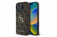 Guess PU 4G Metal Logo Zadní Kryt pro iPhone 16 Pro Brown Prémiový zadní kryt Guess PU 4G Metal Logo se vyznačuje elegantním, charakteristickým 4G vzorem, doplněným o logo GUESS. Kryt je vyrobený z l