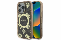 Guess IML 4G Peony MagSafe Zadní Kryt pro iPhone 16 Pro Brown Guess IML 4G Peony MagSafe zadní kryt na telefon je skvělým doplňkem pro všechny milovníky stylu a praktičnosti. Tento kryt je vyroben z 