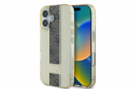 Guess IML Middle 4G Stripe Zadní Kryt pro iPhone 16 Brown Guess IML Middle 4G Stripe zadní kryt na telefon je skvělým doplňkem pro všechny milovníky stylu a praktičnosti. Tento kryt je vyroben z komb