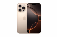 Apple iPhone 16 Pro 256GB Desert Titanium 6,3 palců, 8 GB, Apple A18 Pro 2.42 GHz, 256 GB, iOS, 2622 x 1206 px, Apple GPU, Dotykové LCD, Bluetooth, WIFI, Webkamera, telefon je jako nový s originální 