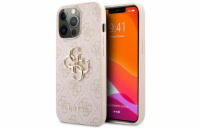Guess PU 4G Metal Logo Zadní Kryt pro iPhone 13 Pro Max Pink Ochranný kryt Guess 4G Metal Logo je vhodný pro telefon Apple iPhone 13 Max a velmi rychle se stane zodpovědným strážcem vašeho elektronic