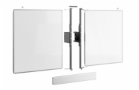 Vogel s RISE WBS86 keramické tabule se závěsy pro 86" obrazovky na stojanech RISE 200x