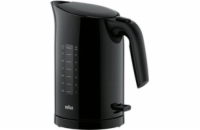 Braun WK 3100 BK PurEase rychlovarná konvice, 2200 W, otočná základna, 1.7 l, automatické vypnutí, černá