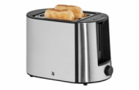 WMF Bueno Pro topinkovač, 870 W, 6 úrovní opekání, odnímatelná přihrádka na dorbky, nerez / černá