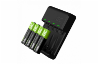 Green Cell Sada nabíječky VitalCharger a 4x dobíjecí baterie AA 2000mAh Ni-MH