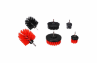 Sada kartáčů na vrtačku SIXTOL CAR DETAILING DRILL BRUSH 6 6ks