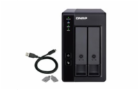 BAZAR - QNAP TR-002 rozšiřujicí jednotka (2xSATA, USB-C 3.2 Gen2) - Po opravě (Komplet)