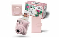 BAZAR - Fujifilm MINI 12 Big bundle růžový - Poškozený obal (Komplet)