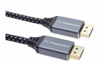 PremiumCord DP 1.4 kabel 8K, kov, zlacený, 5m