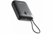 Swissten Power bank VOLTBOX 35W 30000 mAh s integrovanými kabely - USB-C, A, Lightning / černá