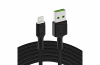 Green Cell Kabel Ray USB-A - Lightning 1,2m LED s rychlým nabíjením pro Apple iPhone