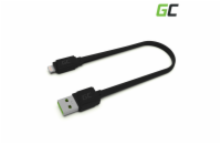 Green Cell Kabel Lightning 25cm Matný s rychlým nabíjením pro Apple iPhone