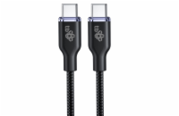 TB USB C - USB C 60W Glamour kabel 1,5m černý