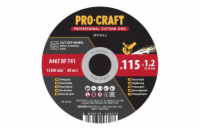 Kotouč řezný PROCRAFT 115x1.2mm