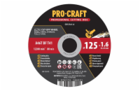 Kotouč řezný PROCRAFT 125x1.6mm