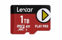 Lexar paměťová karta 256GB PLAY Pro microSDXC™ Express 7, čtení/zápis 900/600 MB/s 