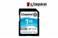 Kingston paměťová karta 1TB SDXC Canvas Go Plus 170R C10 UHS-I U3 V30
