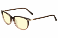 GUNNAR kancelářske/herní brýle  INGRID COCOA FADE CRYSTAL jantarová skla BLF 65 GUNNAR focus