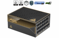 MSI zdroj MEG Ai1600T PCIE5/ 1600W/ ATX3.1/ akt. PFC/ 12 let celk. záruka/ 135mm fan/ modulární kabeláž/ 80PLUS Titanium