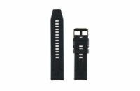 Garett univerzální řemínek 22 mm, černý silikonový