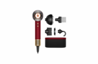 Dyson Supersonic Nural HD16 fén na vlasy, 1600 W, difuzér, 4 teploty, 3 rychlosti, Red Velvet / Gold