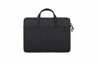 DeTech Brašna na notebook LP-19, 15.6", Černá Elegantní brašna LP-19 pro notebooky do 15.6" nabízí spolehlivou ochranu, praktické vnitřní členění a pohodlné nošení v černém provedení.