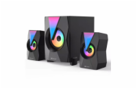 Kisonli TM-4000U reproduktory, Bluetooth, USB, SD, FM, 8W + 2x4W, Černá Kompaktní 2.1 audio systém Kisonli TM-4000U nabízí výkon 8W + 2×4W, Bluetooth připojení, USB, SD i FM rádio pro univerzální vyu