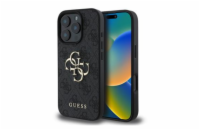 Guess PU 4G Metal Logo Zadní Kryt pro iPhone 16 Pro Grey Prémiový zadní kryt Guess PU 4G Metal Logo se vyznačuje elegantním, charakteristickým 4G vzorem, doplněným o logo GUESS. Kryt je vyrobený z le