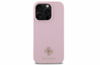 Guess PU Grained 4G Small Metal Logo MagSafe Zadní Kryt pro iPhone 16 Pro Růžová Stylový zadní kryt Guess pro iPhone spojuje prémiovou ochranu s ikonickým módním designem. Ideální volba pro ty, kteří