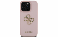Guess PU Grained 4G Metal Logo Zadní Kryt pro iPhone 16 Pro Max Růžová Stylový zadní kryt Guess pro iPhone spojuje prémiovou ochranu s ikonickým módním designem. Ideální volba pro ty, kteří chtějí ch