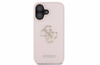 Guess PU Grained 4G Metal Logo Zadní Kryt pro iPhone 16 Růžová Stylový zadní kryt Guess pro iPhone spojuje prémiovou ochranu s ikonickým módním designem. Ideální volba pro ty, kteří chtějí chránit te