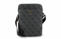 Guess PU 4G Triangle Logo Taška 8" Černá Kompaktní taška Guess s 4G motivem a trojúhelníkovým logem nabízí stylové řešení pro každodenní nošení. Ideální na drobnou elektroniku i doplňky. EAN: 3666339