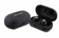 Guess True Wireless 4G PU Metal Logo BT5.3 Stereo Earphones Black Poznejte styl a pocity, které nám přináší hudba. Teď si užijete každý tón v dokonalosti s Guess True Wireless 4G PU Metal Logo bezdrá