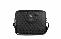 Guess PU 4G Metal Logo Computer Bag 15/16" Grey Luxusní pouzdro značky GUESS vyrobené z kvalitní EKO kůže určené pro notebooky o velikosti 15" až 16" vás jistě zaujme jemně texturovaným povrchem s ko
