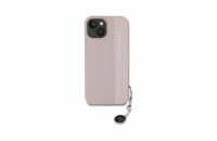 Karl Lagerfeld PU Saffiano Rhinestone Charm Zadní Kryt pro iPhone 15 Růžová Luxusní zadní kryt Karl Lagerfeld pro iPhone spojuje elegantní vzhled s praktickou ochranou. Stylový doplněk pro každého mi