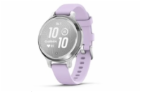 Garmin Lily 2 Active Silver Purple Jasmine silicon band, EU