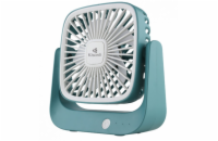 Přenosný ventilátor Kisonli F102, 1200mAh – zelená Přenosný ventilátor Kisonli F102 s kapacitou 1200mAh nabízí praktické osvěžení na cestách i doma. Díky kompaktnímu provedení se snadno vejde do bato