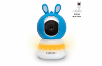 EVOLVEO Baby Monitor LUX- Chytrá 360° videochůvička s nočním viděním, detekcí pláče a pohybu, modrá