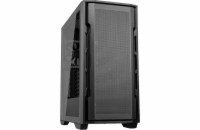 COUGAR PC skříň UNIFACE Black Mid Tower Mesh Front Panel 2 x ARGB Fans TG Left Panel