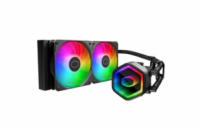 Cooler Master vodní chladič MasterLiquid 240 Core II, 2x240mm, LGA1851, AM5, černá