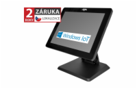 VIRTUOS BPOS BP-1588, 15" LCD LED, 400 cd/m2, J6412, 8GB RAM, 256GB SSD, Win11 IoT, kapacitní, černý