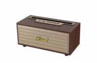 Reproduktor Kisonli G12A, Bluetooth, USB, SD, AUX, FM – hnědá Reproduktor Kisonli G12A s Bluetooth, USB, SD, AUX a FM rádiem nabídne univerzální přehrávání hudby v kompaktním těle. Skvělý pro každode
